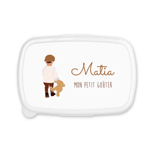 Boîte à goûter personnalisée - Lunch Box