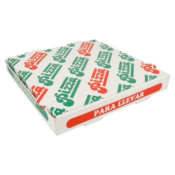 BOÎTES PIZZA MICROCANNELURE 348 G/M2 26x26x3,5 CM BLANC CARTON (100 UNITÉ) - Garcia de Pou