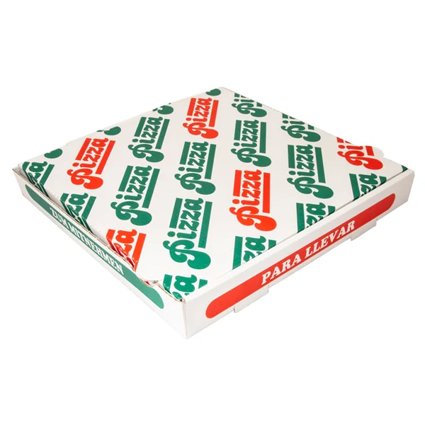 BOÎTES PIZZA MICROCANNELURE 348 G/M2 29x29x4 CM BLANC CARTON (100 UNITÉ) - Garcia de Pou