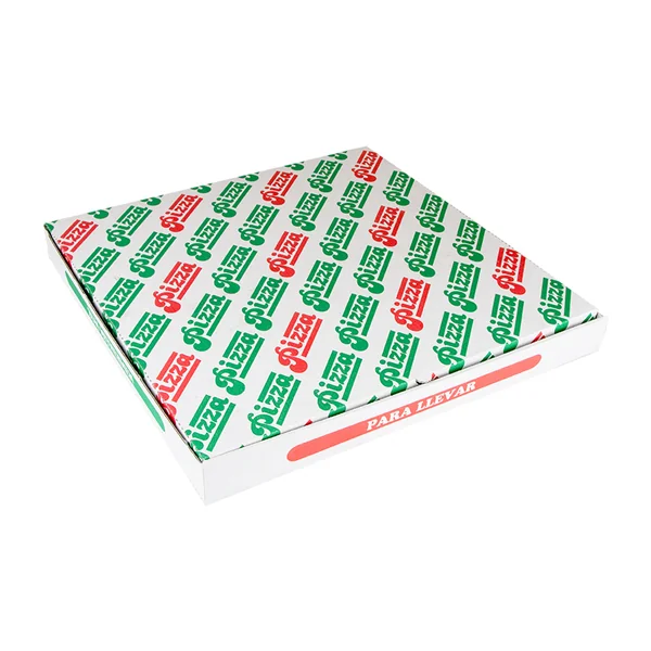 BOîTES PIZZA MICROCANNELURE 348 G/M2 46x46x5 CM BLANC CARTON (50 UNITÉ) - Garcia de Pou