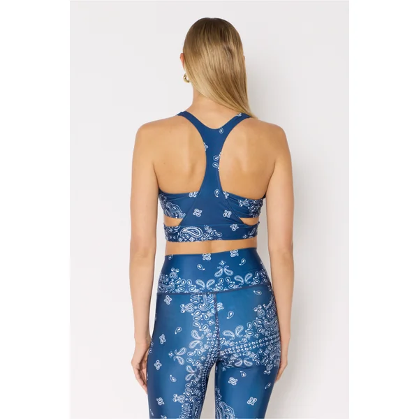 BRASSIERE LAURIE BANDANA BLEU