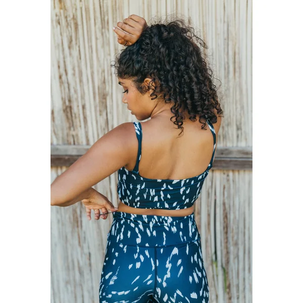 BRASSIÈRE ALEX Chakra bleu et blanc