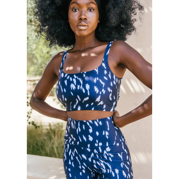 BRASSIÈRE ALEX Chakra bleu et blanc