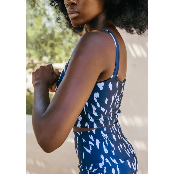 BRASSIÈRE ALEX Chakra bleu et blanc