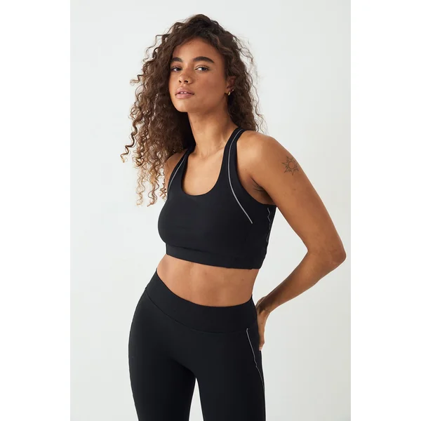 Brassière de Sport Ultra Sculptante à Liserés Réfléchissants DSGN Studio