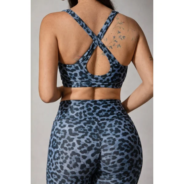 Brassière GABRIELLE - Panthère bleue