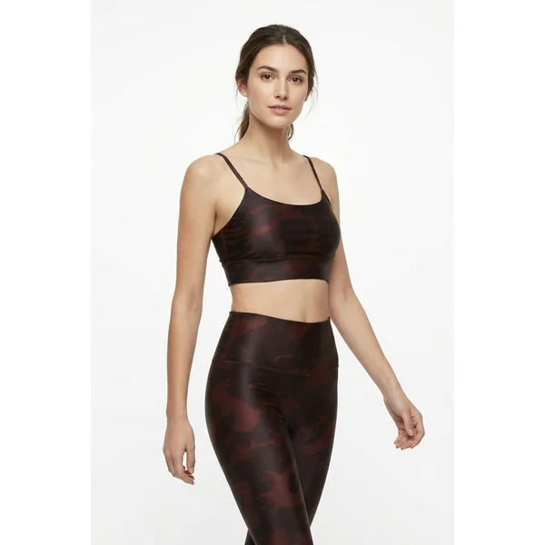 Brassière MONA Motif animalier - Bordeaux