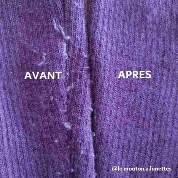 Brosse anti-bouloches - entretien des vêtements en laine - Wunderbürste