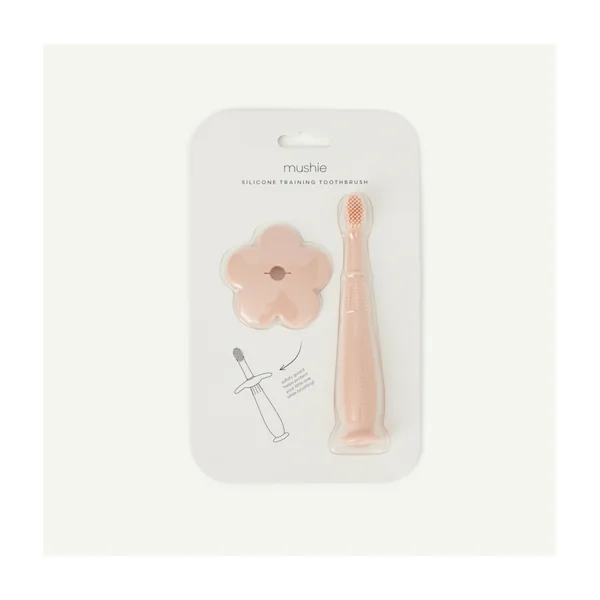 Brosse à dent rose blush