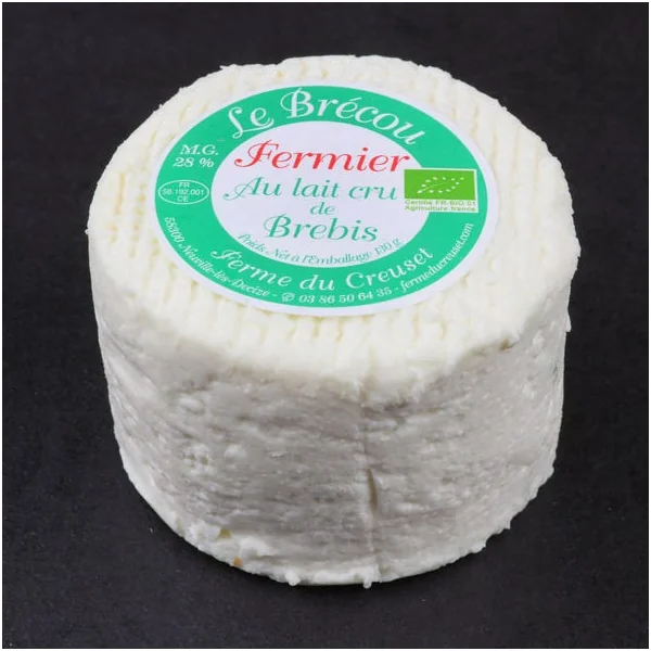 Brécou frais au lait cru fermier 28%MG 135g