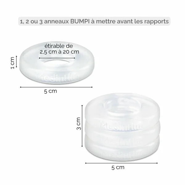 BUMPI : Anneaux péniens pour le confort sexuel
