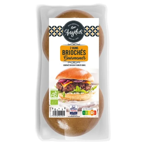 Buns briochés gourmands (2) 150g