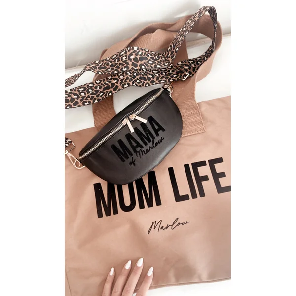 Cabas personnalisé "MUM LIFE" – Le sac idéal pour les mamans stylées et organisées