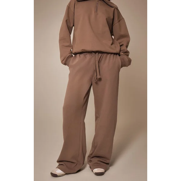 Café Au Lait Jogging Large En Molleton Premium