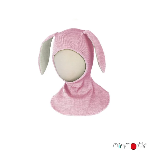 Cagoule lapin ManyMonths - Collection "Unique" Bunny en laine mérinos - Derniers exemplaires
