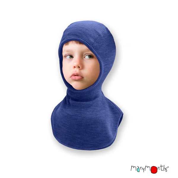 Cagoule Manymonths en laine mérinos enfant et adulte – Coloris 2025/26