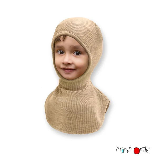 Cagoule Manymonths en laine mérinos enfant et adulte – Coloris 2025/26