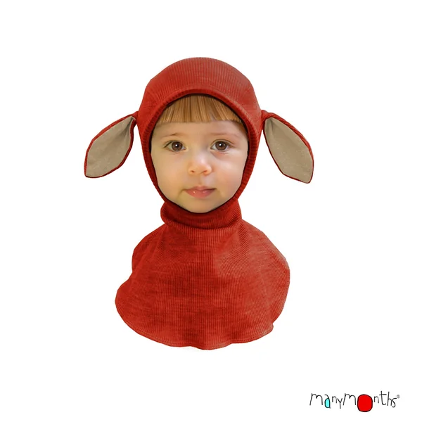 Cagoule petit agneau ManyMonths - Cagoule "Lambies" évolutive avec oreilles – Nouveauté 2025/26