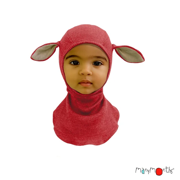 Cagoule petit agneau ManyMonths - Cagoule "Lambies" évolutive avec oreilles – Nouveauté 2025/26