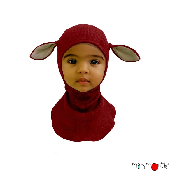 Cagoule petit agneau ManyMonths - Cagoule "Lambies" évolutive avec oreilles – Nouveauté 2025/26
