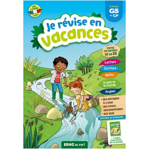 Cahier de Vacances GS-CP 5-6 ans