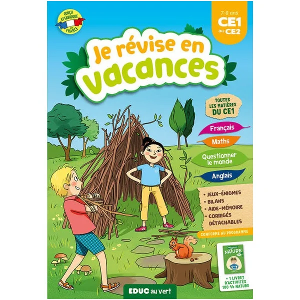 Cahier de Vacances - Je révise en vacances - du CE1 au CE2