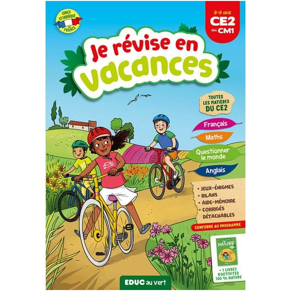 Cahier de Vacances - Je révise en vacances - du CE2 au CM1