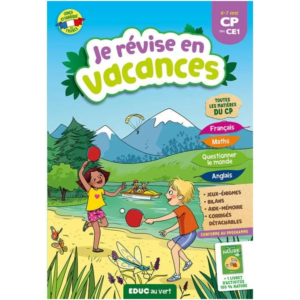Cahier de Vacances - Je révise en vacances - du CP au CE1