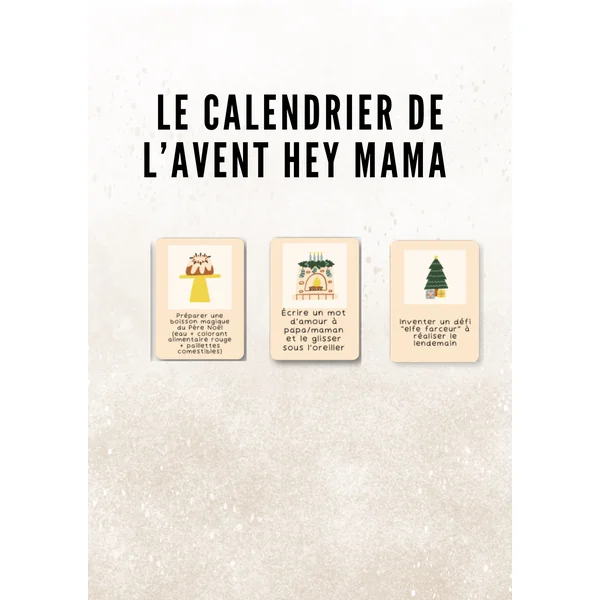 Calendrier de l'Avent Digital 3-6 Ans : Idées Cadeaux & Activités Famille | Zénitude Maman