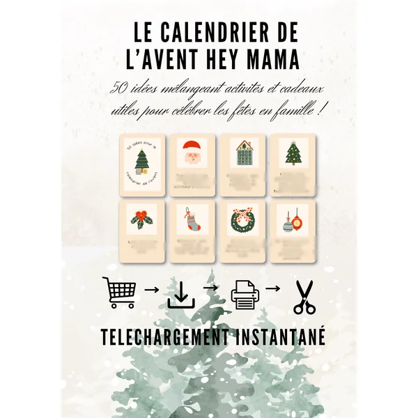 Calendrier de l'Avent Digital 3-6 Ans : Idées Cadeaux & Activités Famille | Zénitude Maman