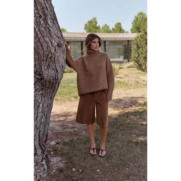 Camel Short Bermuda En Synthétique