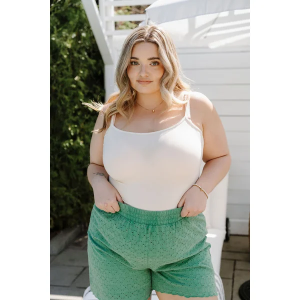 Camisole à bretelle en bambou - crème