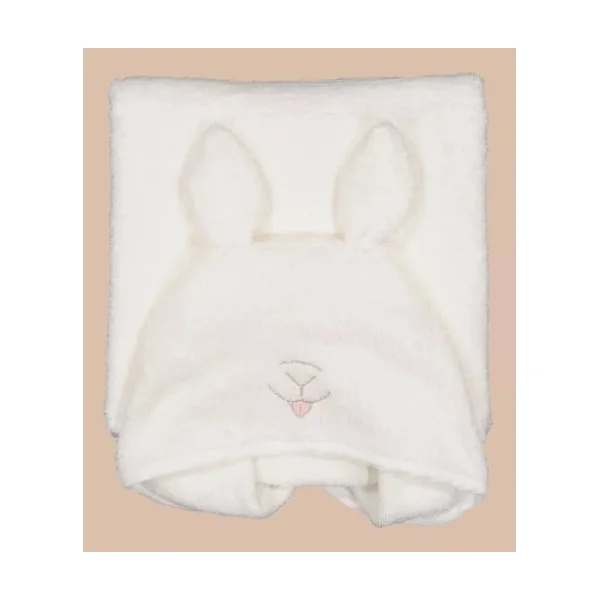 Cape de bain en coton bio JOEY Paris - Poncho à capuche avec oreilles