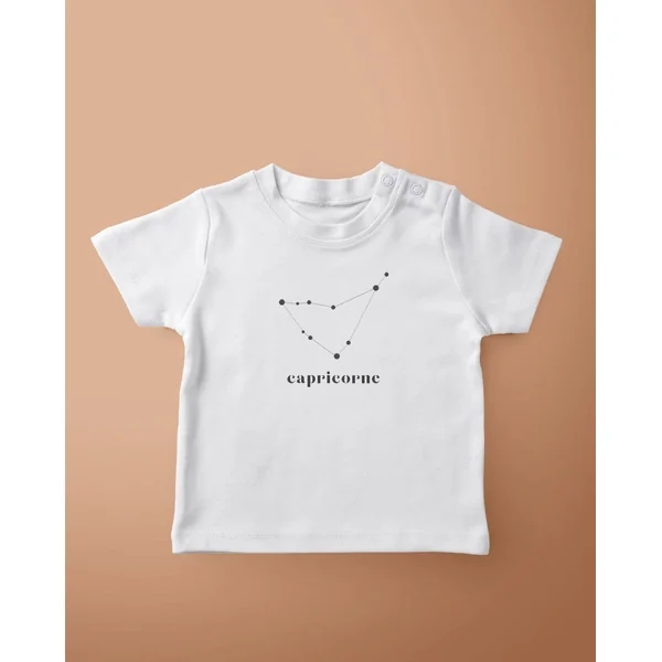 Capricorne - T-Shirt bébé bio