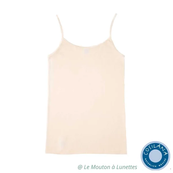 Caraco en laine mérinos bio et soie pour femme - COSILANA