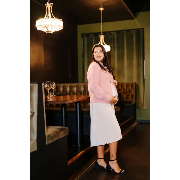 Cardigan DENISE - rose ballerine