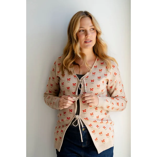 Cardigan LISA - fleurs des bois