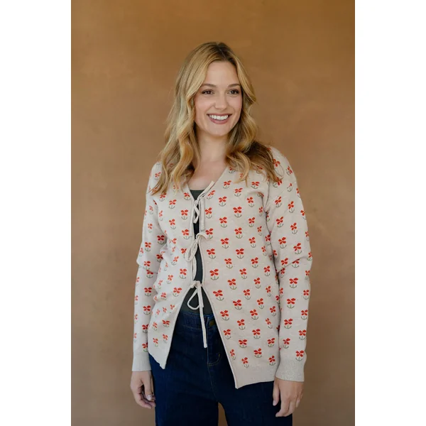 Cardigan LISA - fleurs des bois