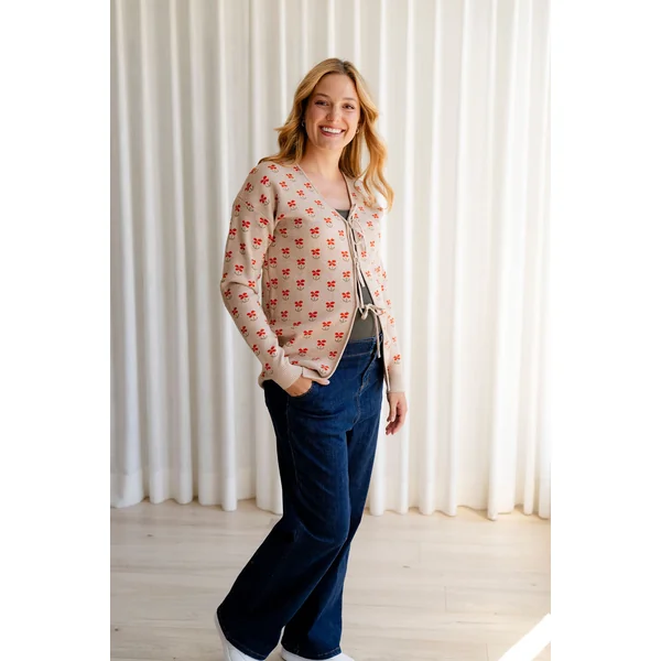 Cardigan LISA - fleurs des bois