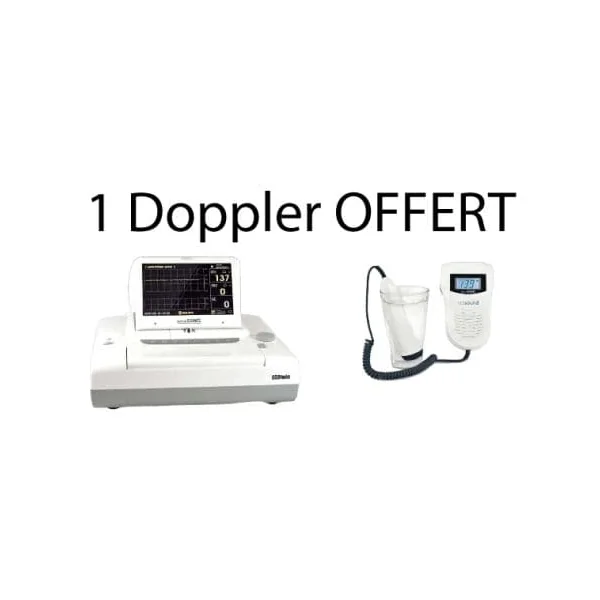 Cardiotocographe gémellaire VCT ECOtwin LCD + Valise + 1 Doppler Offert