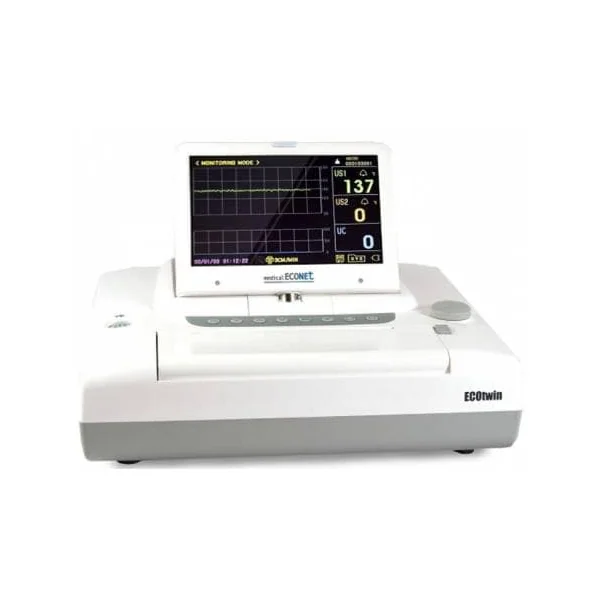 Cardiotocographe gémellaire VCT ECOtwin LCD + Valise + 1 Doppler Offert
