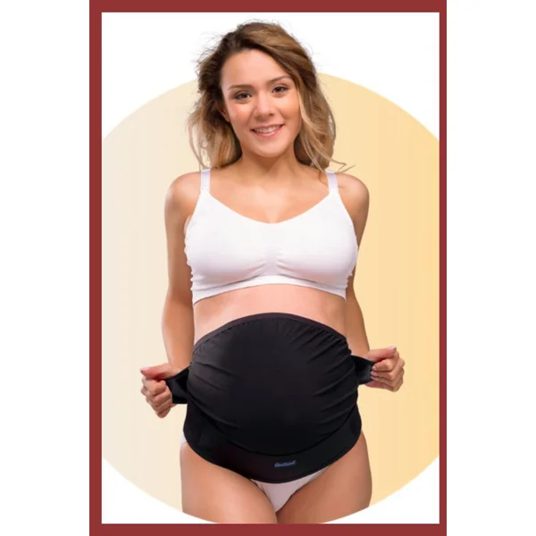 Ceinture Grossesse ventrale ajustable - Noir