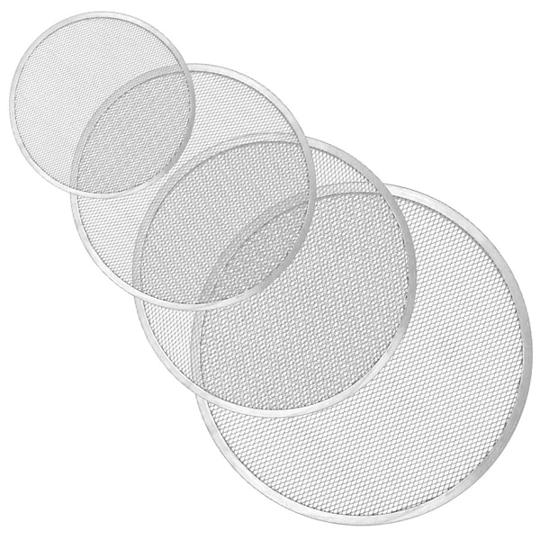 CERCLE GRILLE À PIZZA Ø 45,7 CM ARGENTE ALUMINIUM (1 UNITÉ) - Garcia de Pou