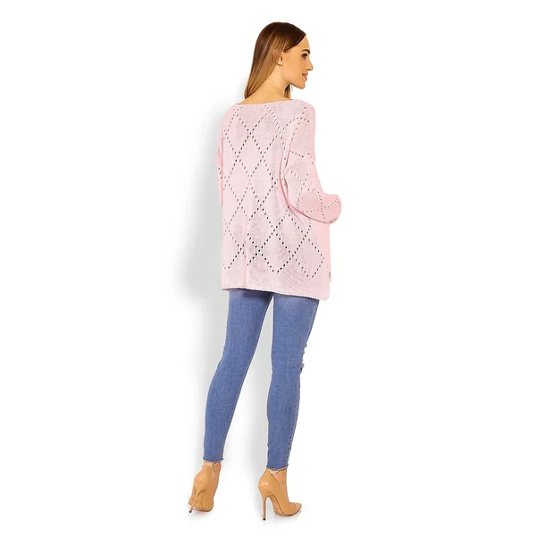Chandail léger de grossesse - Bleu/Beige/Rose