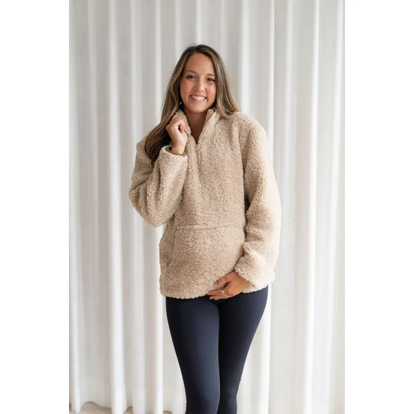 Chandail TEDDY BEAR - beige bouclé