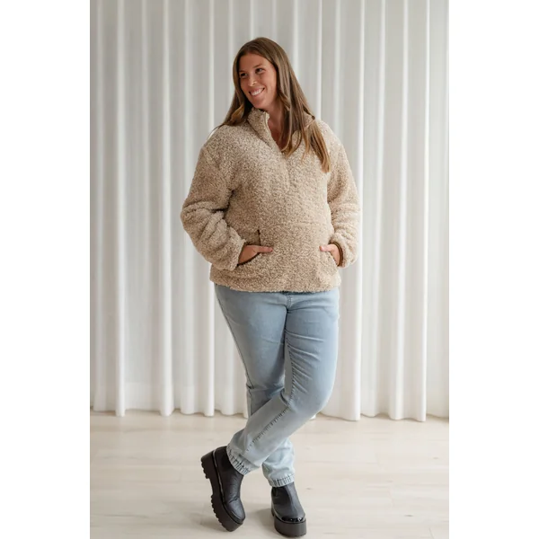 Chandail TEDDY BEAR - beige bouclé