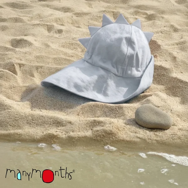Chapeau de soleil DINO - Chapeau évolutif ManyMonths chanvre et coton bio - Nouveauté 2026