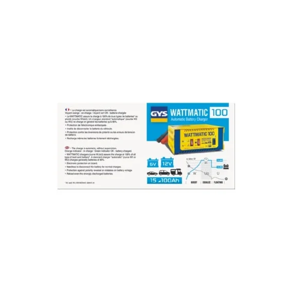 Chargeur wattmatic 100 - 6-12V