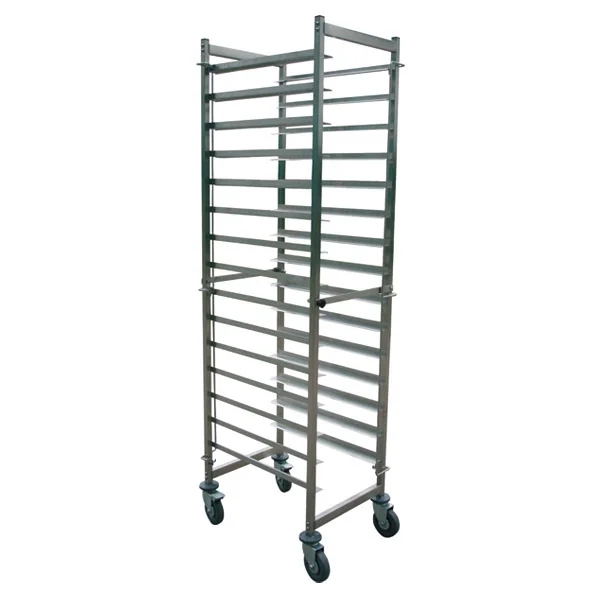 CHARRIOT PTISSIER 16 NIVEAUX 47x60x178 CM ARGENTE INOX (1 UNITÉ) - Garcia de Pou