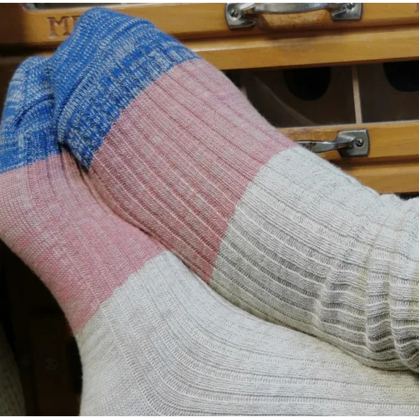 Chaussettes chaudes en laine et coton bio pour enfant et adulte – pointures 23 à 46 - Fräulein Prusselise